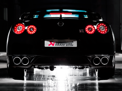 Akrapovic 08-17 Nissan GT-R Slip-On Line (Titanium) (Req. Tips) M-NI/T/1H