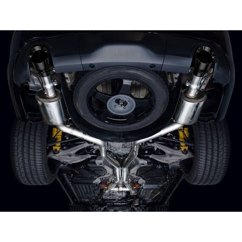 AWE Tuning 18-23 Dodge Durango SRT & Hellcat Touring Edition Exhaust - Diamond Black Tips