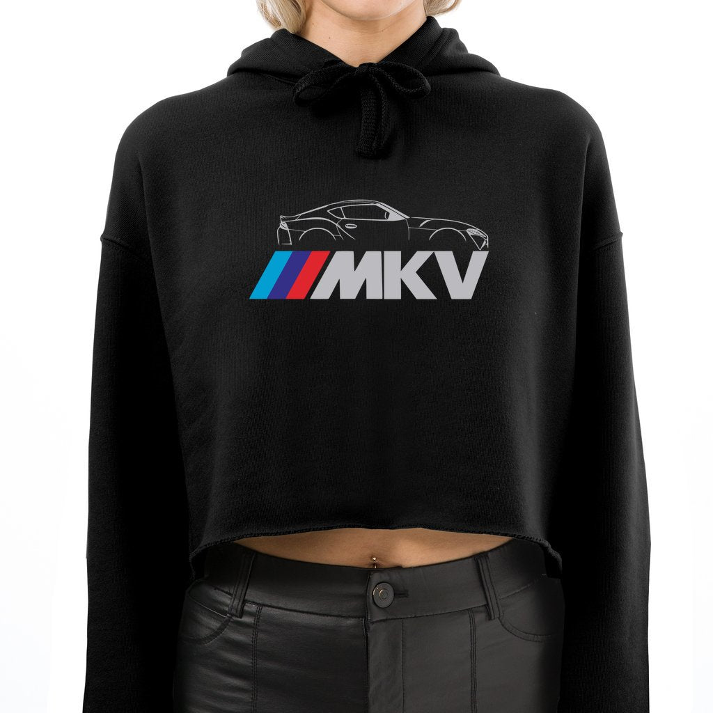 ///MKV Women's Cropped Hoodie