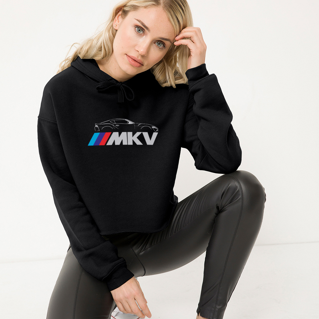 ///MKV Women's Cropped Hoodie