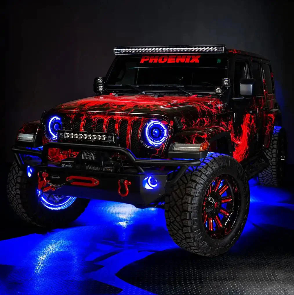 ORACLE Lighting Jeep Wrangler JK/JL & Gladiator JT High Performance 20W LED Fog Lights - Dynamic ColorSHIFT