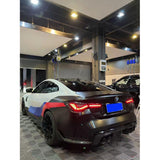 BMW G82 / G83 M4 & G22 / G23 / G26 4 Series - GTS Style OLED Taillights - Factory Red