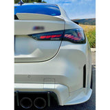 BMW G82 / G83 M4 & G22 / G23 / G26 4 Series - GTS Style OLED Taillights - Factory Red