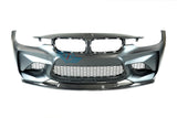 FYBR BMW F30 M2 Conversion Bumper MTC Style Genuine Carbon Fiber Front Lip
