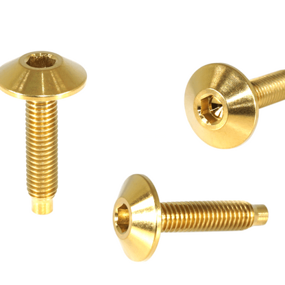 ZSPEC Body Kit Fastener, Low-Profile M5x20mm Titanium w/Well Nut, Sold per Each