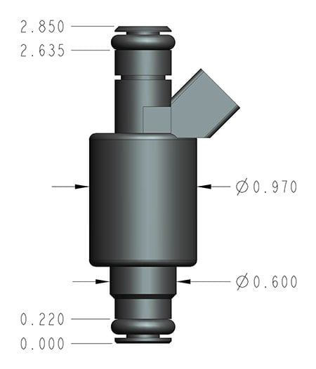 66 lb/hr Performance Fuel Injectors - Set of 8