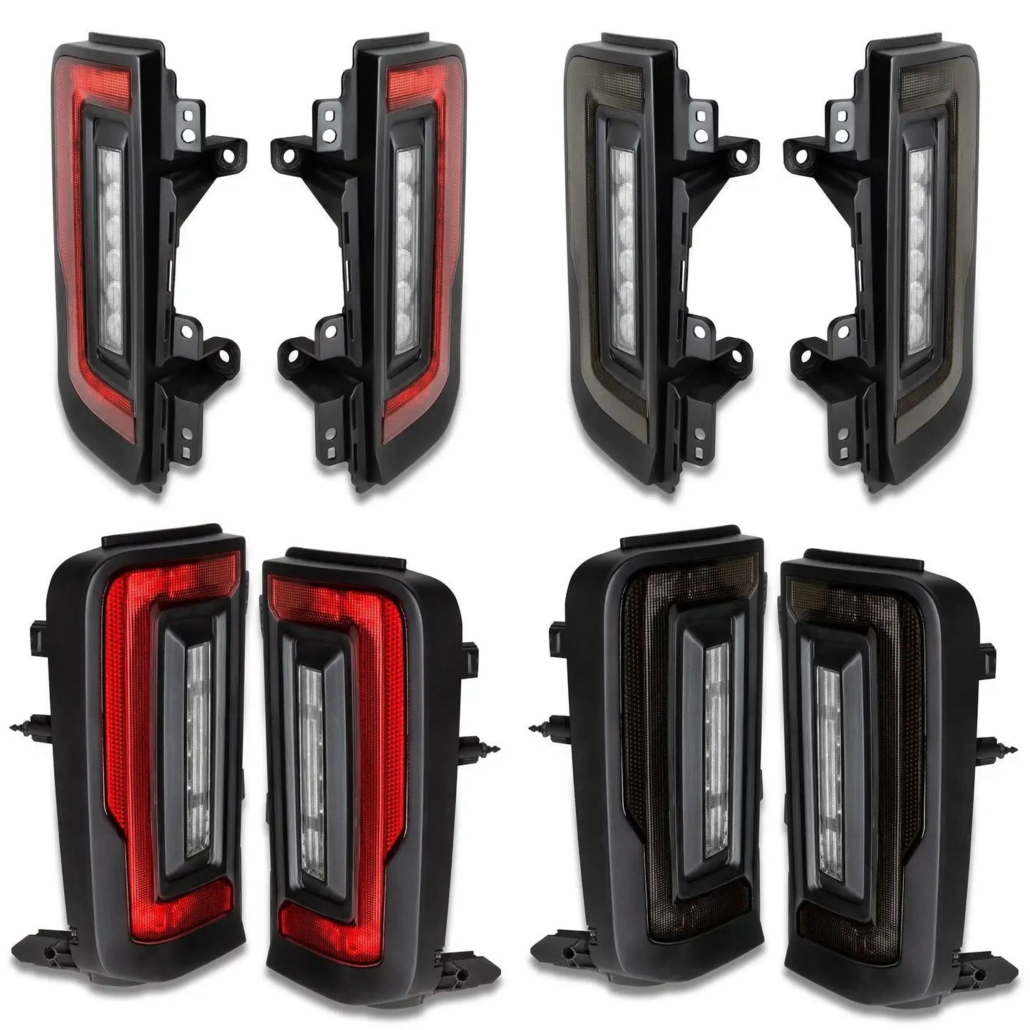 2021-2025 Ford Bronco Flush Mount LED Tail Lights - Low Profile | 1,400 Lumens