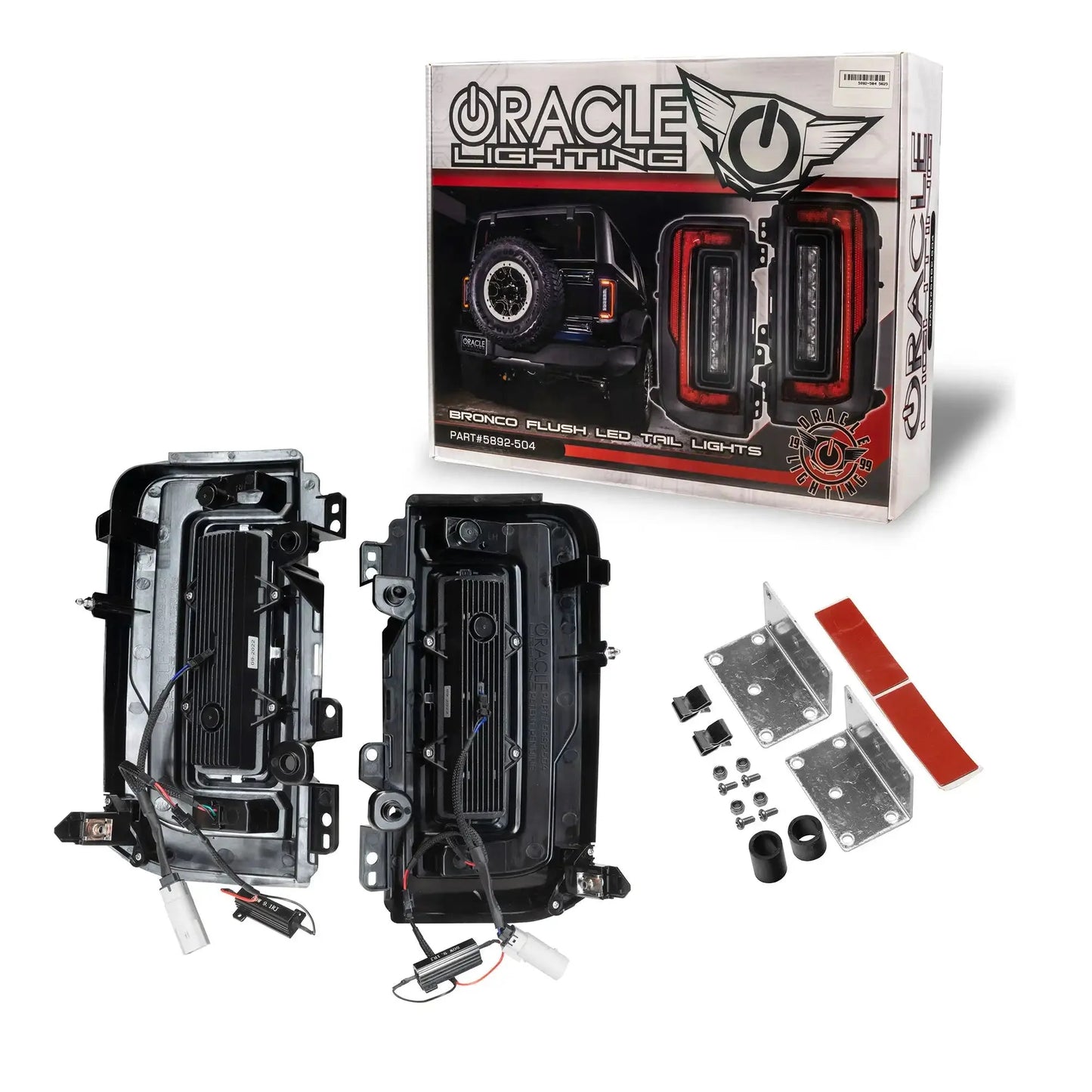 2021-2025 Ford Bronco Flush Mount LED Tail Lights - Low Profile | 1,400 Lumens