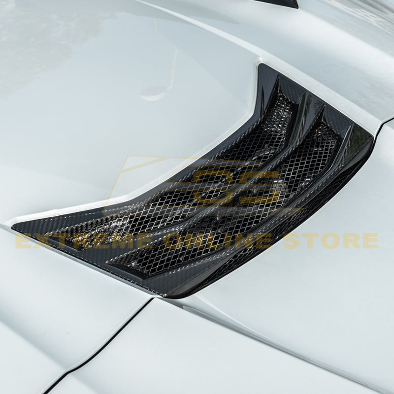 EOS Corvette C8 Convertible Carbon Fiber Rear Hatch Vent
