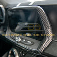 EOS 6th Gen Camaro Dash Panel Radio Carbon Fiber Trim Cover