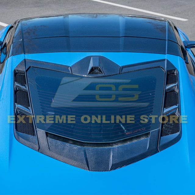 Corvette C8 Coupe Carbon Fiber Rear Decklid Camera Cover