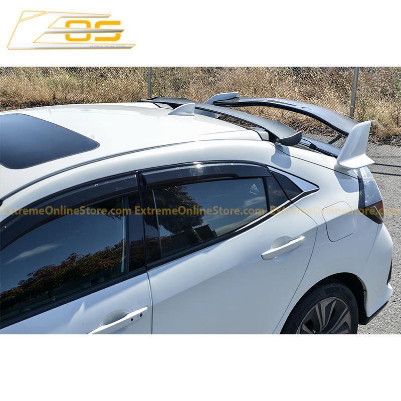 2016-21 Honda Civic Hatchback Spoon Style Rear Roof Spoiler Kit