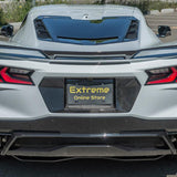 Corvette C8 Carbon Fiber License Plate Backing