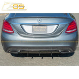 2015-18 Mercedes-Benz C-Class W205 AMG Carbon Fiber Rear Bumper Diffuser
