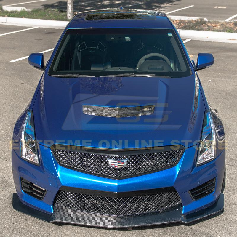 2016-19 Cadillac ATS-V Carbon Fiber Extended Front Splitter
