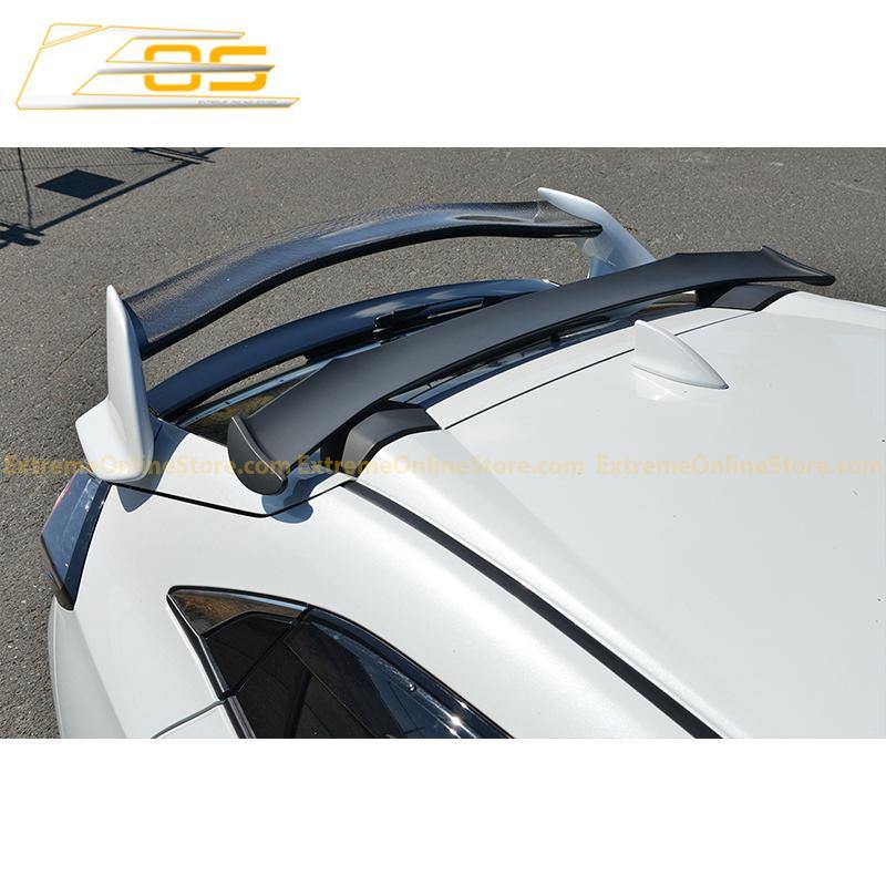 2016-21 Honda Civic Hatchback Spoon Style Rear Roof Spoiler Kit