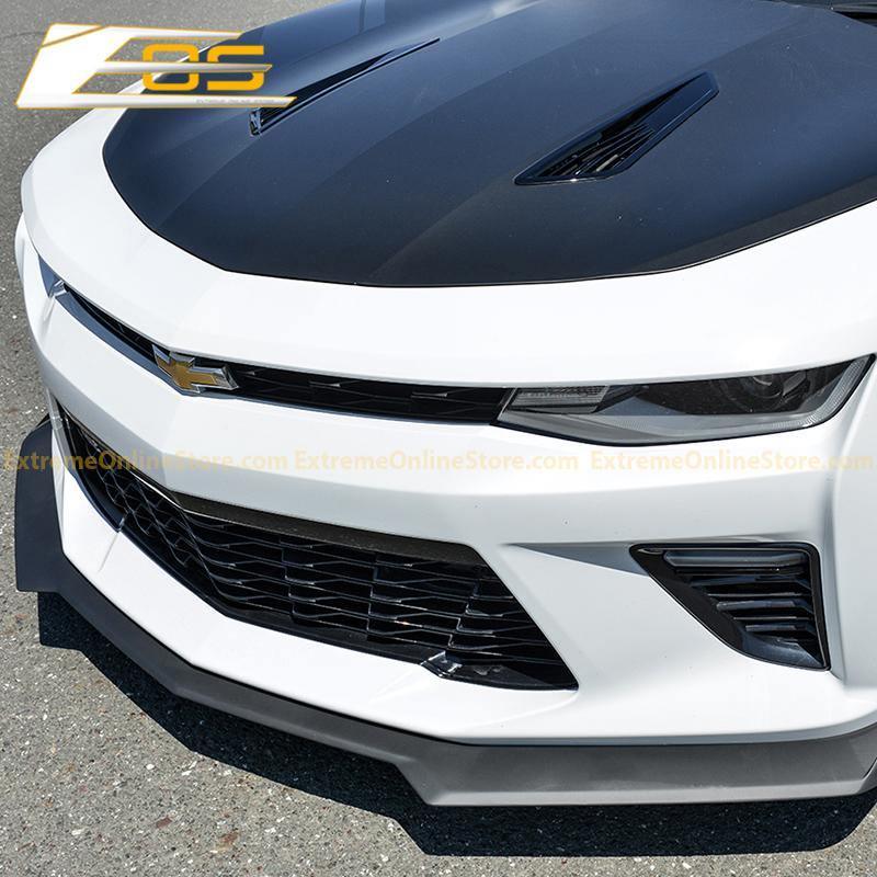 6th Gen Camaro Facelift 1LE Front Splitter Lip & Side Skirts