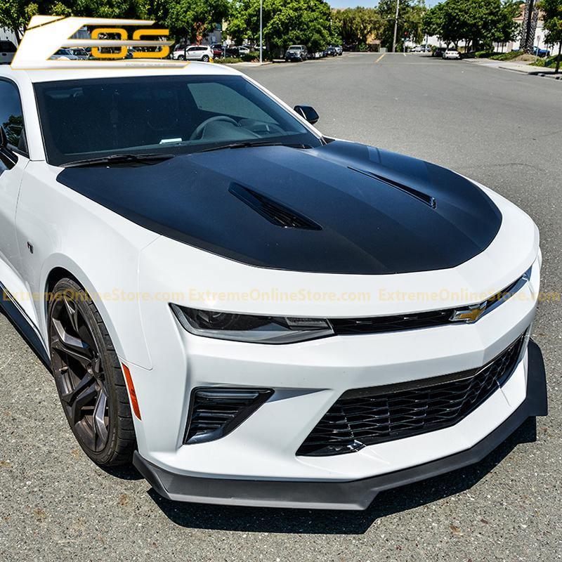 6th Gen Camaro Facelift 1LE Front Splitter Lip & Side Skirts