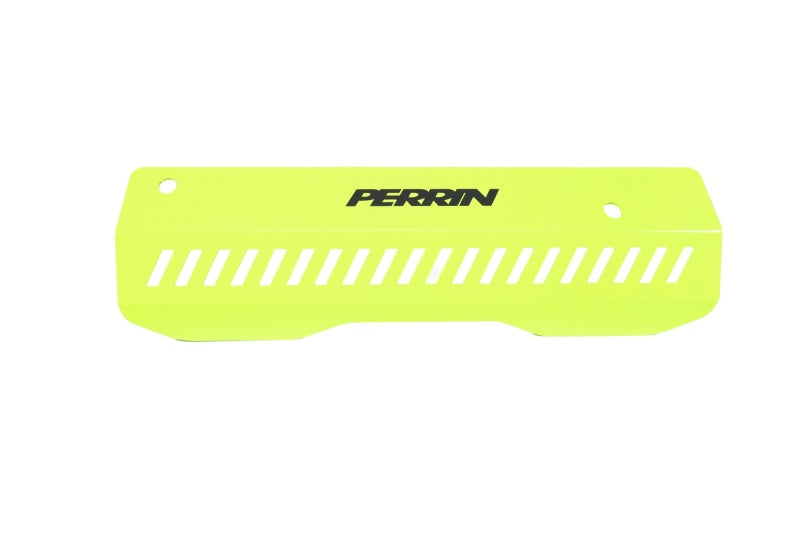 Perrin [22-25 WRX] Pulley Cover | Short Version - Works w/AOS System - Neon Yellow | PSP-ENG-154NY