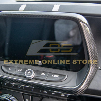 6th Gen Camaro Dash Panel Radio Carbon Fiber Trim Cover
