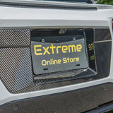 Corvette C8 Carbon Fiber License Plate Backing