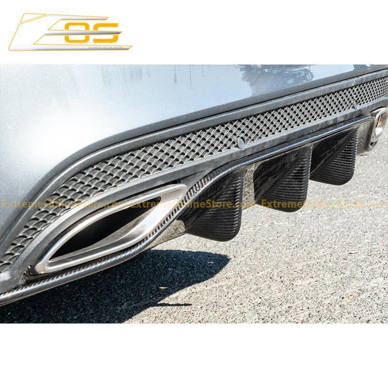 2015-18 Mercedes-Benz C-Class W205 AMG Carbon Fiber Rear Bumper Diffuser