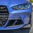 21-Up BMW G82 G83 M4 Carbon Fiber Front Side Splitter