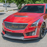 2016-Up Cadillac CTS-V Carbon Fiber Front Accent Grill Insert