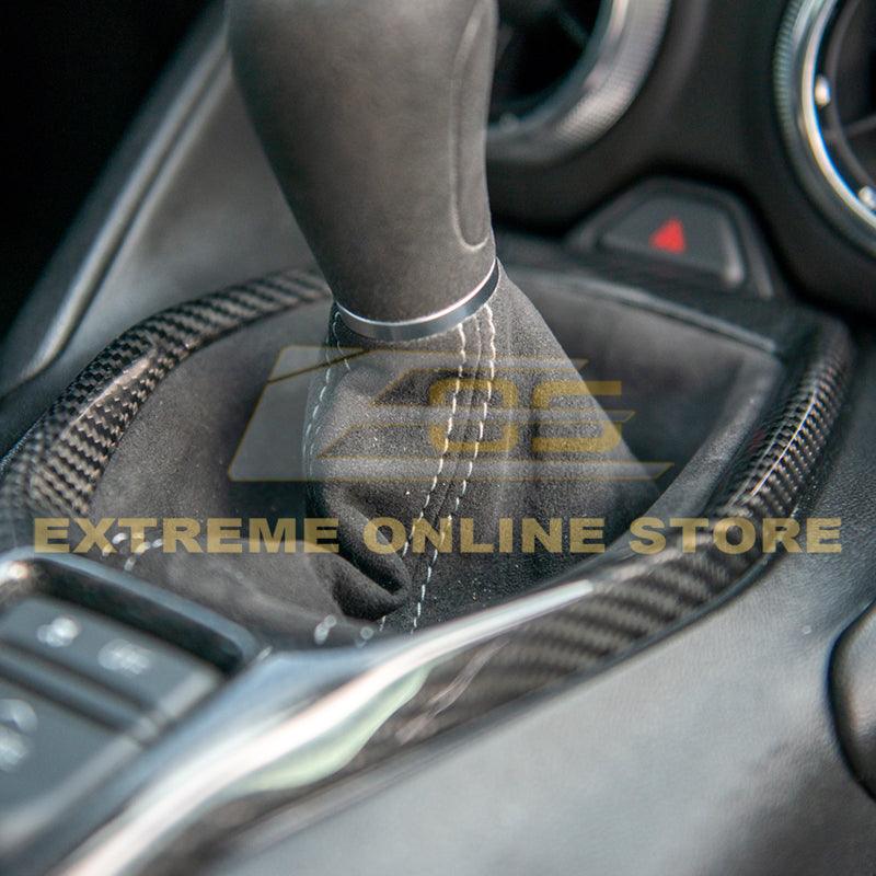 6th Gen Camaro Carbon Fiber Center Console Gear Shift Panel Cover