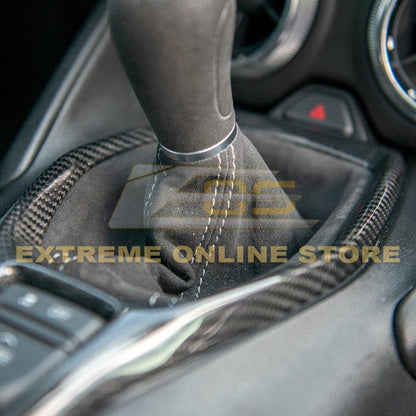 6th Gen Camaro Carbon Fiber Center Console Gear Shift Panel Cover
