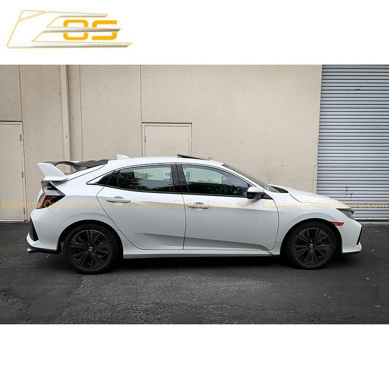 2016-21 Honda Civic Hatchback Type R Conversion Rear Spoiler W/ Mugen Style Roof Spoiler