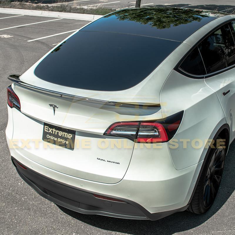 2020-Up Tesla Model Y Carbon Fiber Rear Trunk Spoiler