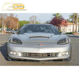 Corvette C6 Base Model Extended Front Splitter Lip & Side Skirts Rocker Panels - Revline Performance