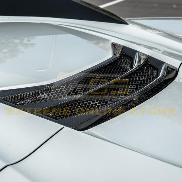 Corvette C8 Convertible Carbon Fiber Rear Hatch Vent