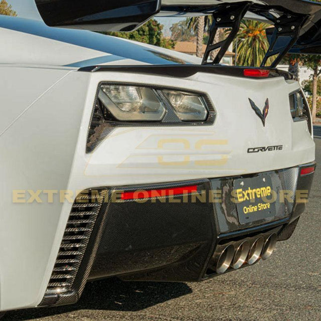 Corvette C7 Carbon Fiber Rear Bumper Diffuser