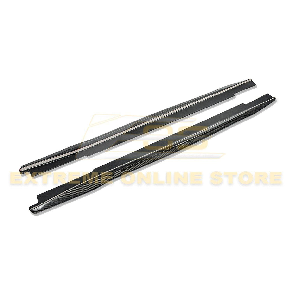2016-Present Cadillac CTS-V Carbon Fiber Front Splitter Wheel Arch& Side Skirts Rockerst