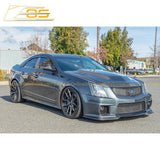 2009-15 Cadillac CTS-V Carbon Fiber Front Splitter & Side Skirts