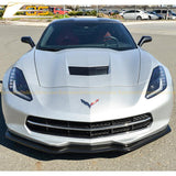 Corvette C7 Stage 2 Carbon Flash Front Splitter W/O Side Winglets