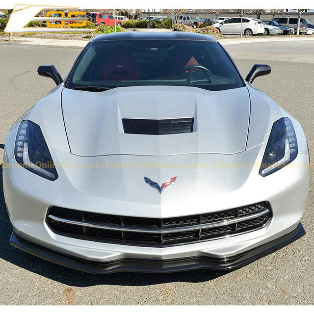 Corvette C7 Stage 2 Carbon Flash Front Splitter W/O Side Winglets