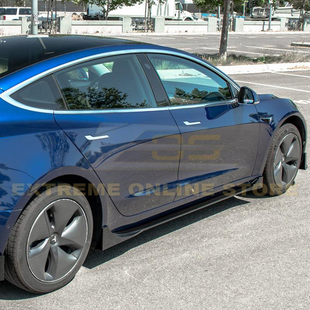 2017-Up Tesla Model 3 Performance Side Skirts