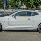 6th Gen Camaro 1LE Facelift Side Skirts Rocker Panels