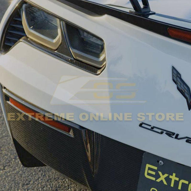 Corvette C7 Carbon Fiber Rear Tail Light Bezels