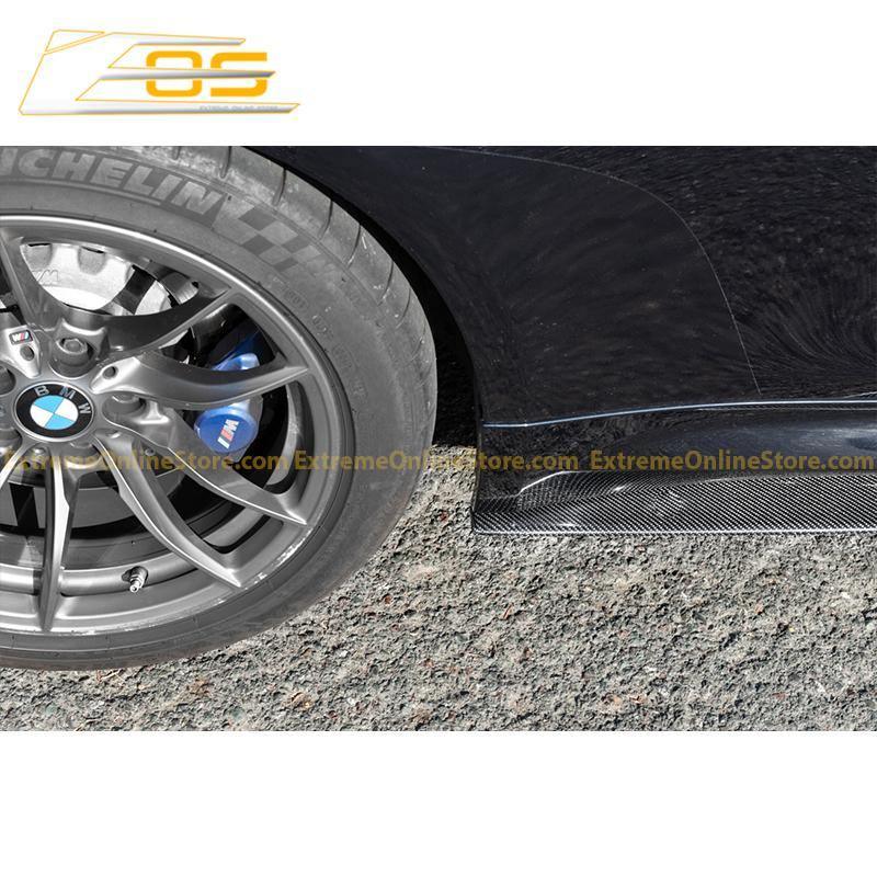 2015-20 BMW F82 M4 Extended Carbon Fiber Side Skirts Rocker Panels