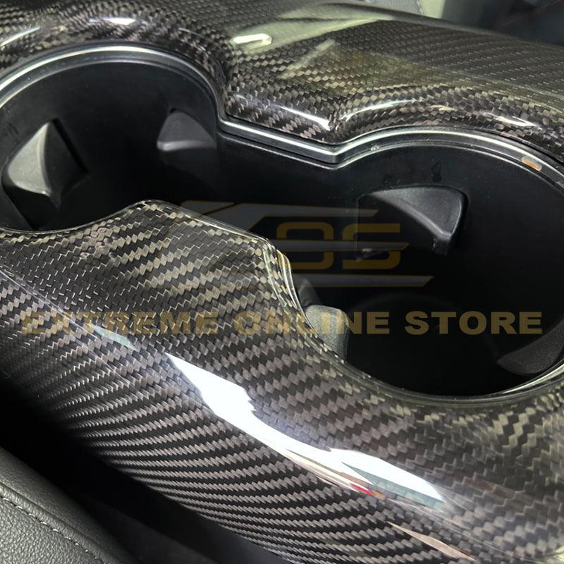 2020-Up Toyota Supra Carbon Fiber Center Console Panel Cover