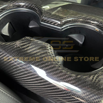 2020-Up Toyota Supra Carbon Fiber Center Console Panel Cover