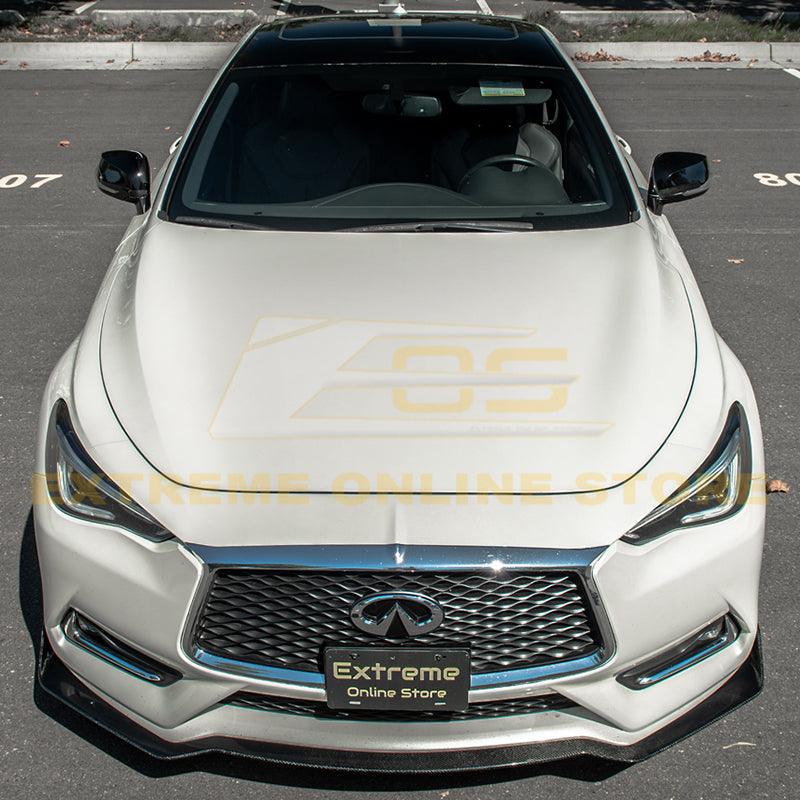 2017-Up Infiniti Q60 Carbon Fiber Front Splitter Ground Effect