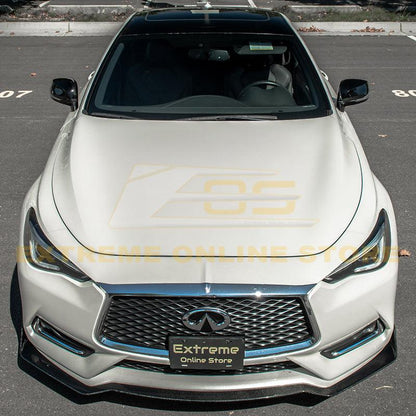 2017-Up Infiniti Q60 Carbon Fiber Front Splitter Ground Effect