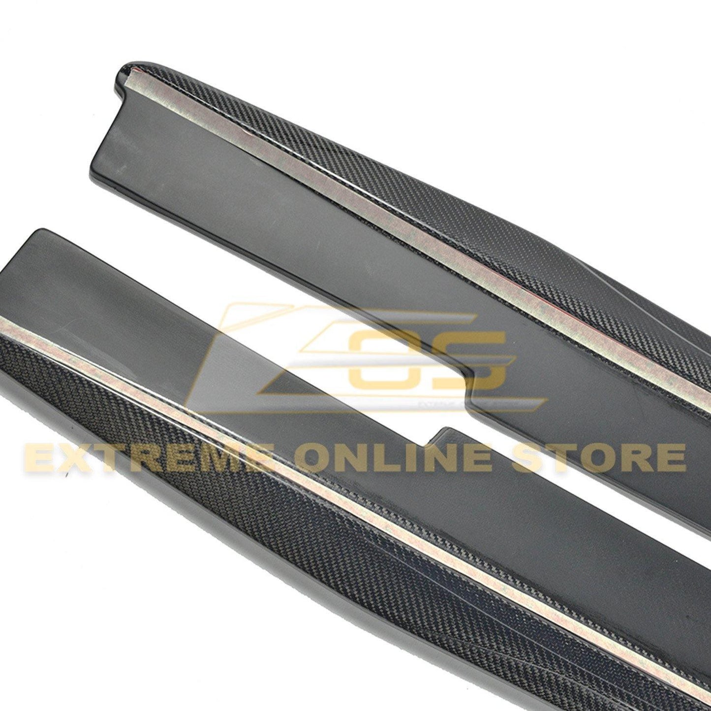 2016-Present Cadillac CTS-V Carbon Fiber Front Splitter Wheel Arch& Side Skirts Rockerst
