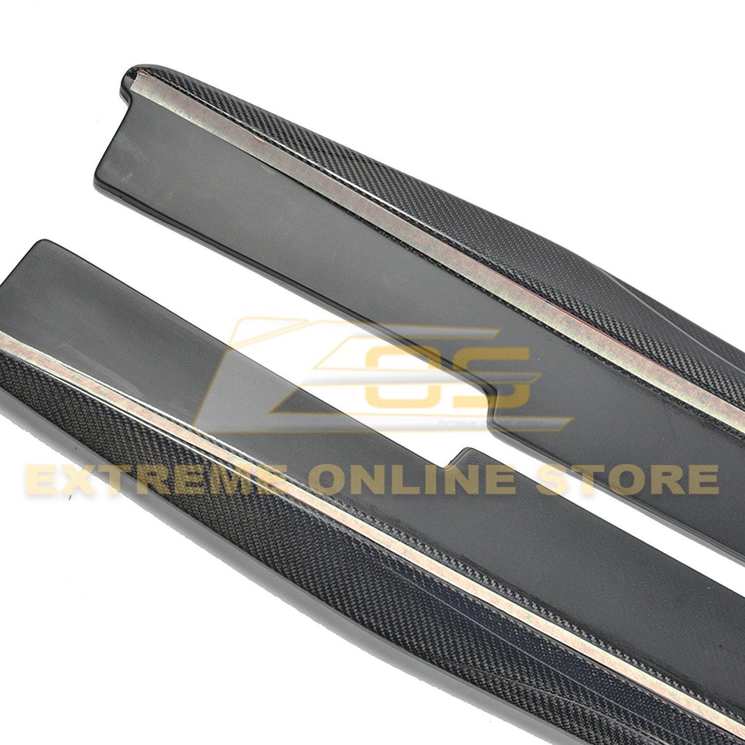 2016-Present Cadillac CTS-V Carbon Fiber Front Splitter Wheel Arch& Side Skirts Rockerst