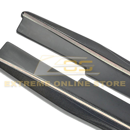2016-Present Cadillac CTS-V Carbon Fiber Front Splitter Wheel Arch& Side Skirts Rockerst